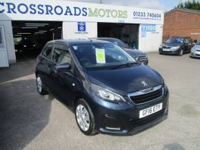 PEUGEOT 108 2016 (16) at Crossroads Motors Ashford