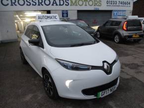 RENAULT ZOE 2017 (17) at Crossroads Motors Ashford