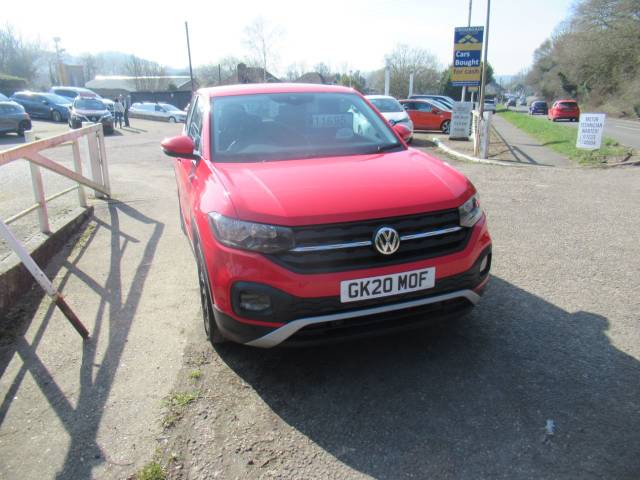 Volkswagen T-cross 1.0 TSI S 5dr Hatchback Petrol Red