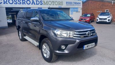Toyota Hilux Icon D/Cab Pick Up 2.4 D-4D Double Cab Diesel Grey at Crossroad Motors Ashford