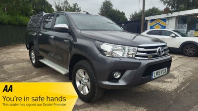 Toyota Hilux Icon D/Cab Pick Up 2.4 D-4D Pick Up Diesel Grey at Crossroad Motors Ashford